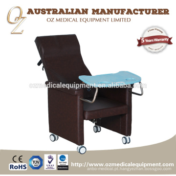 Cadeira de encosto ajustável Convalescent reclinável idade cuidados cadeira cuidados de saúde cama